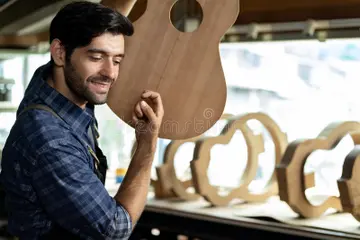 Teste tap tone madeira luthieria