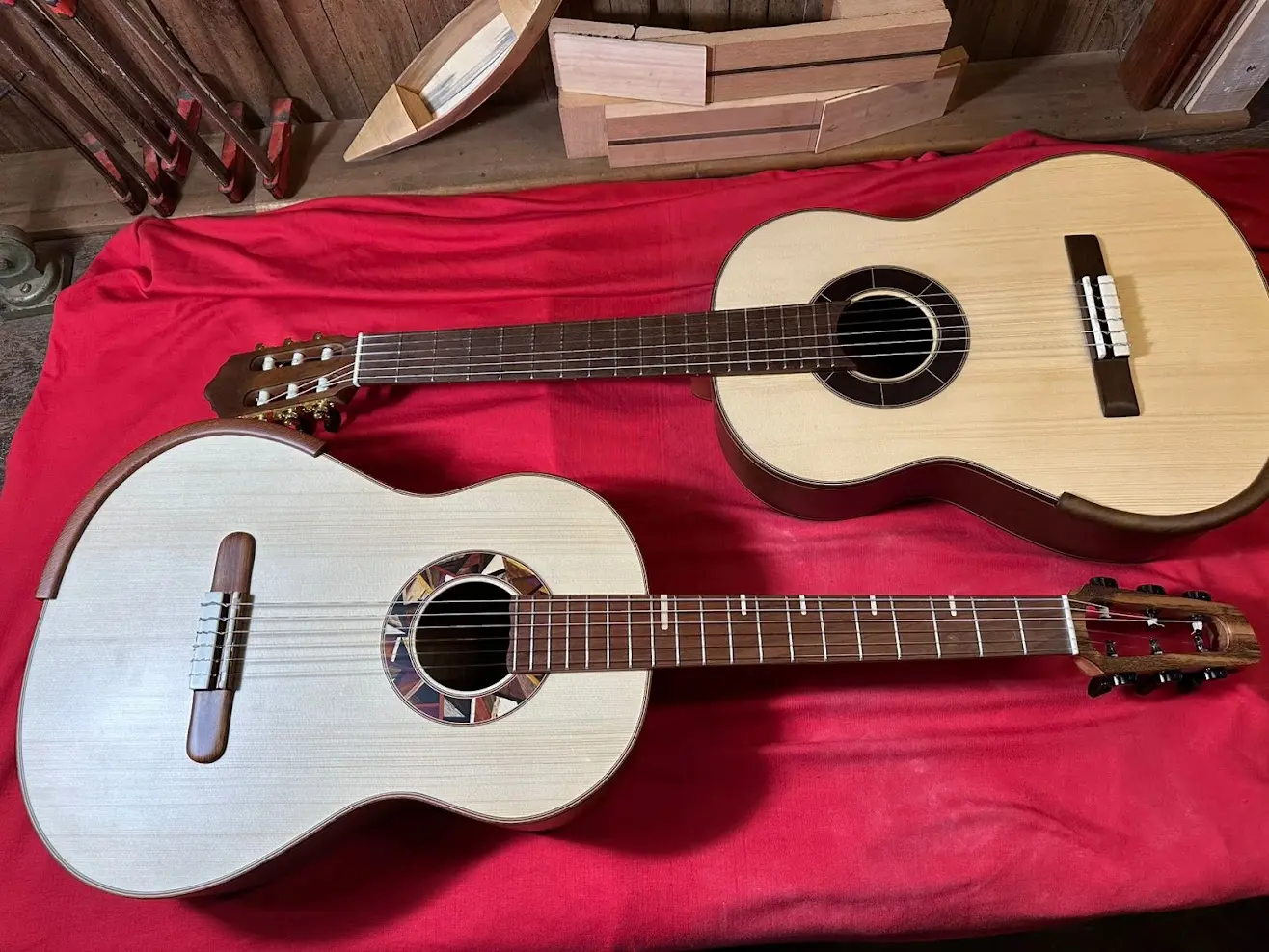 Violão artesanal de luthier